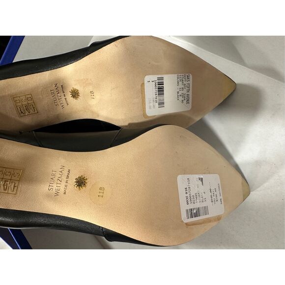 Stuart Weitzman Stuart 85MM Leather Zip Booties Size 11 $595 - Picture 8 of 8